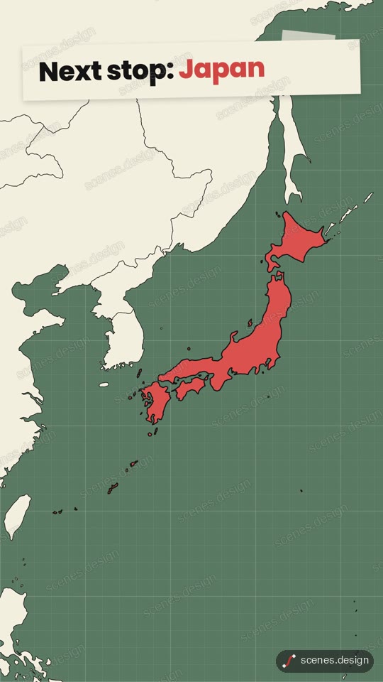 Globe zoom: maps motion scene
