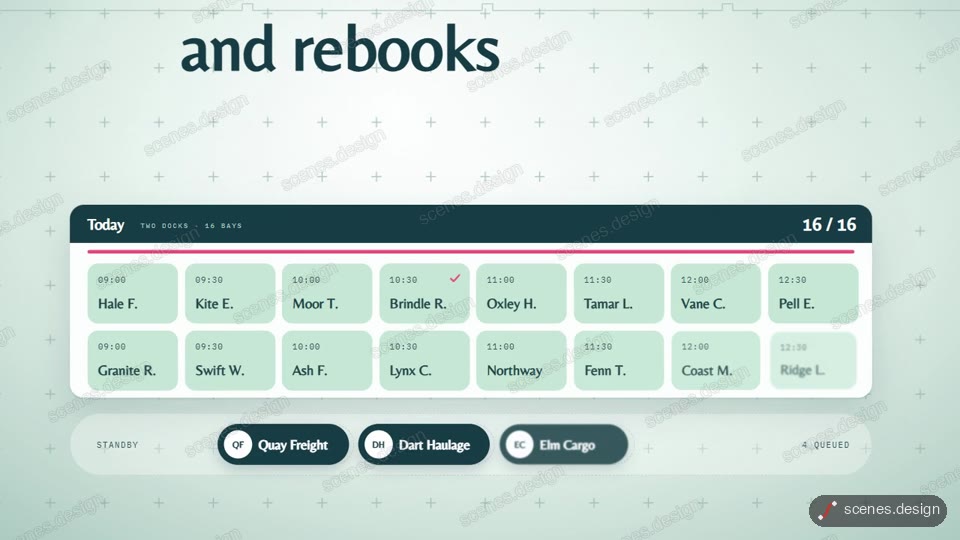 Booking board fix explainer: saas explainer animation