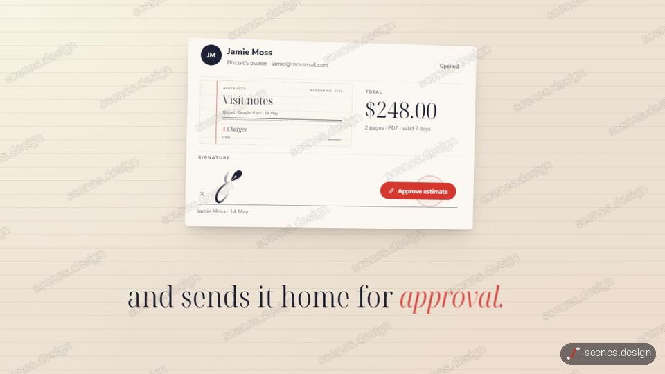 Call to signed proposal explainer: proposal workflow animation
