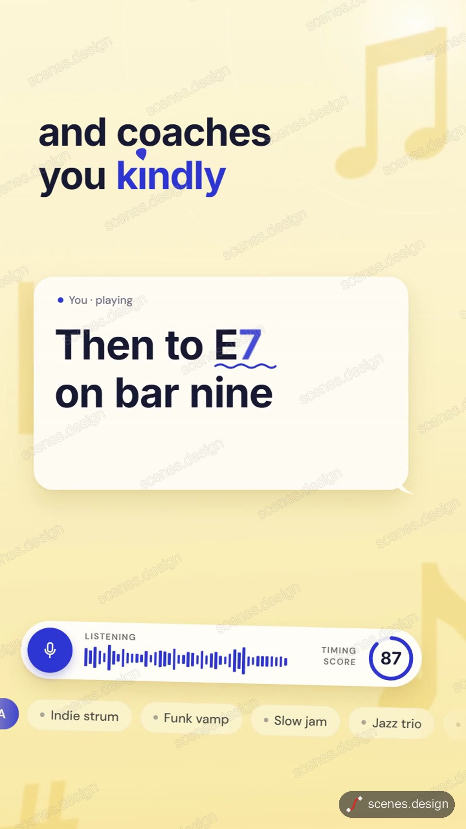 App ad with frozen chat bubble: vertical app ad